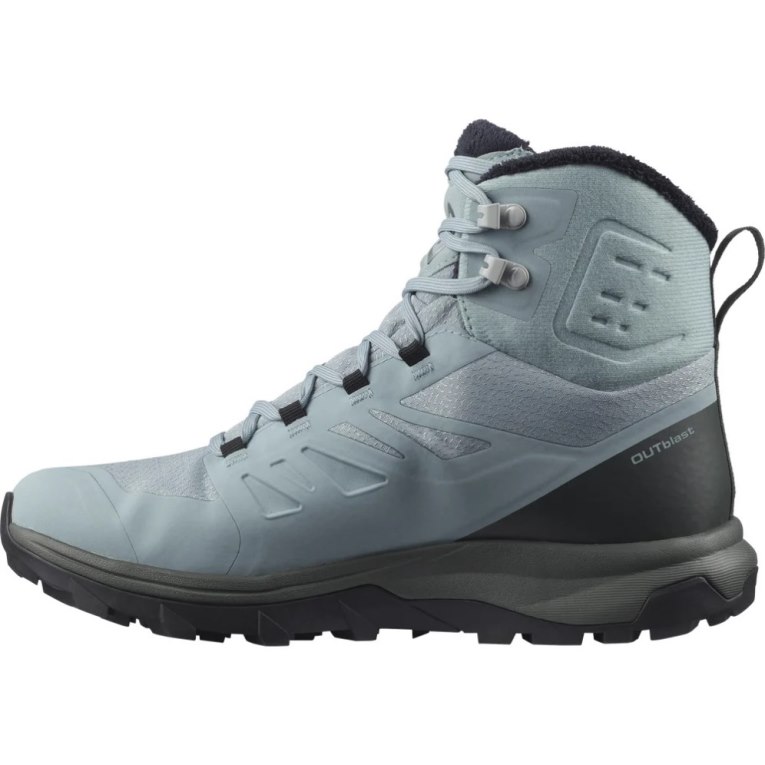 Botas de Invierno Salomon Outblast Thinsulate Climasalomon Impermeables Mujer Azules Claro | MX NCXD328